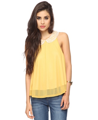 Peter pan swing tank,yellow