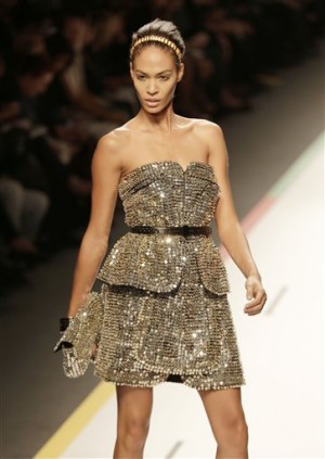 green emerald velvet dress Fendi Sequined Mini Dress main image 0
