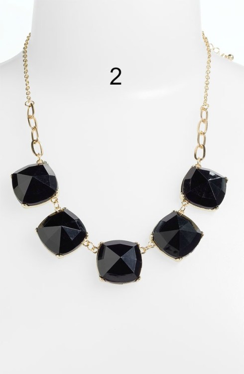 facet statement necklace
