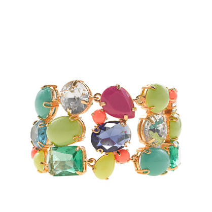 colored stone bracelet