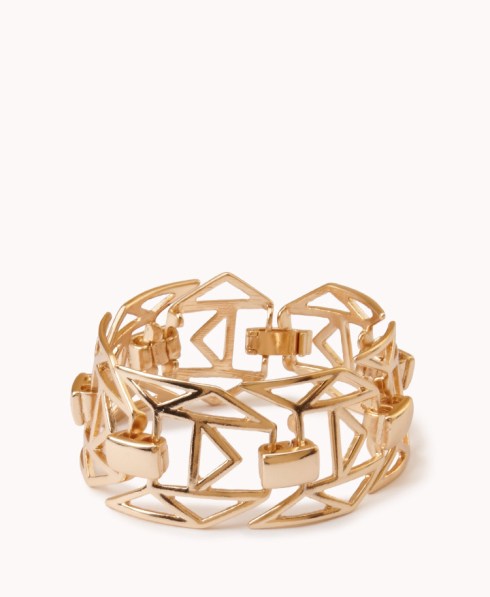 cutout geo bracelet