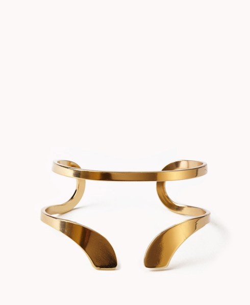 Open cutout cuff