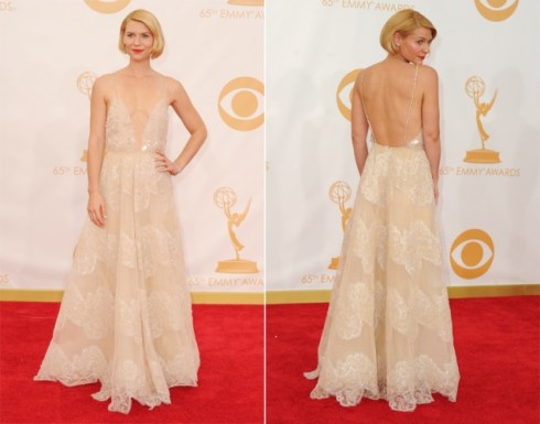 Claire Danes in Armani Prive