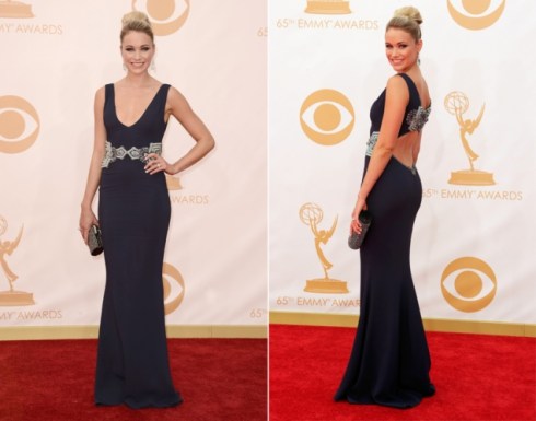 Katrina Bowden in Badgley Mischka