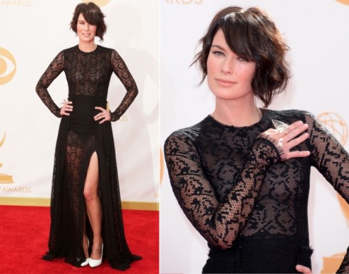 Lena headey in Alessandra Rich