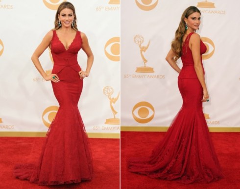 Sofia Vergara in Vera Wang