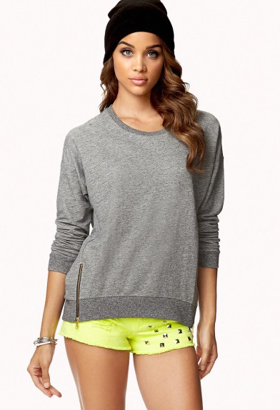 zippered sweater