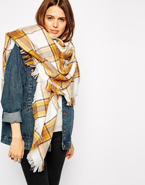 blanket scarf cream